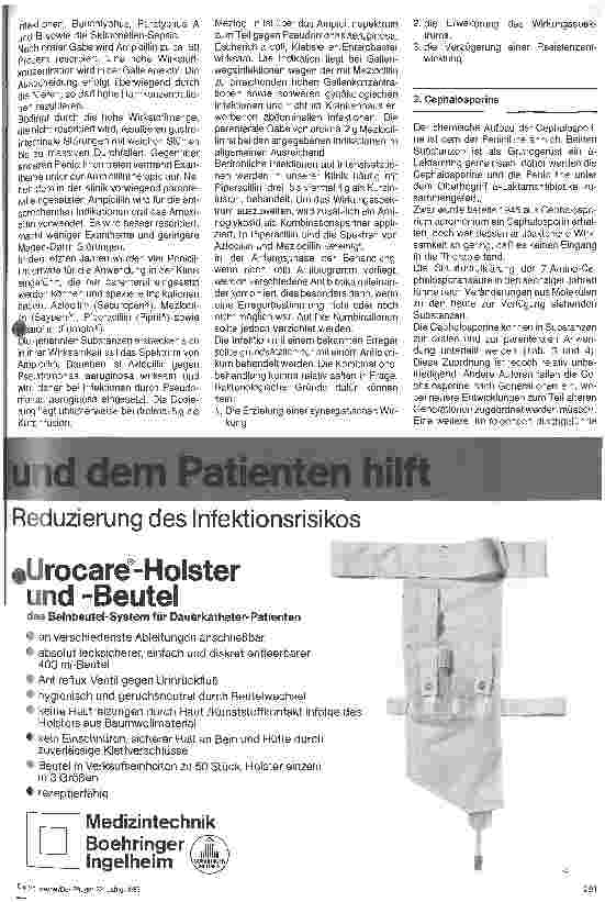 Vorschauseite 3: Antibakterielle Chemotherapeutika (II) 11. Folge Indikationen, Dosierungen und Nebenwirkungen einiger Chemotherapeutika