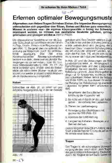 Vorschauseite 1: Erlernen optimaler Bewegungsmuster Teil 8