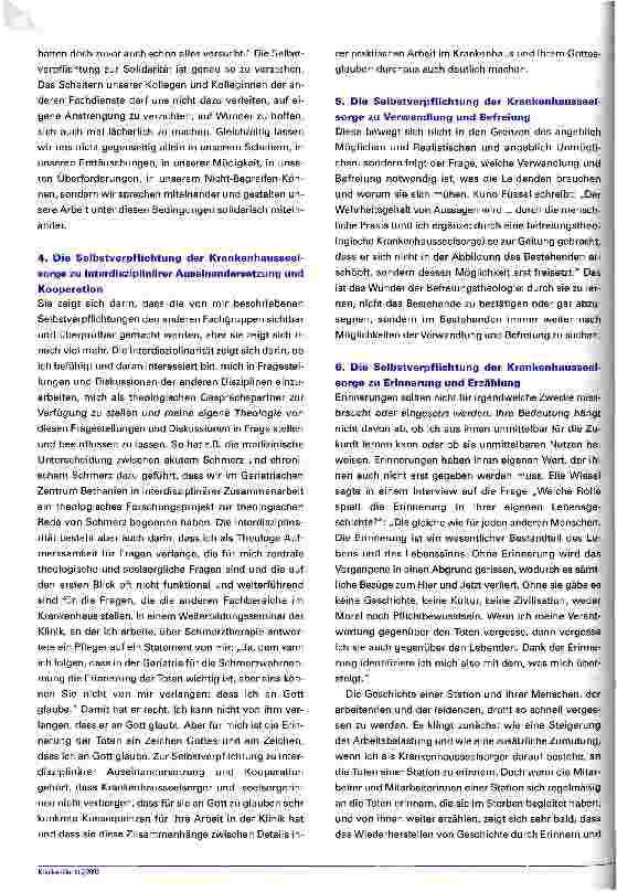Vorschauseite 6: Qualifizierte Krankenhausseelsorge Theologische Orientierungen der Krankenhausseelsorge