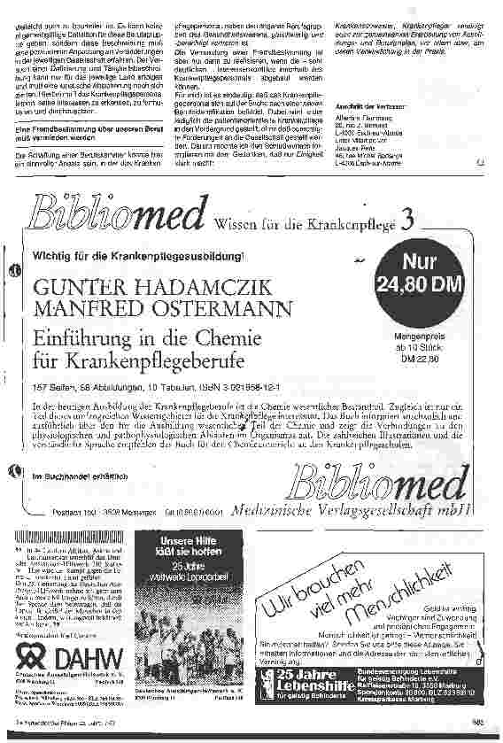 Vorschauseite 2: Das Krankenpflegepersonal auf der Suche nach einer Berufsidentifikation?