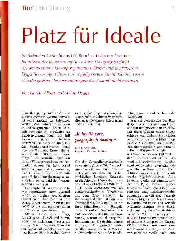 Vorschauseite 2: Platz für Ideale