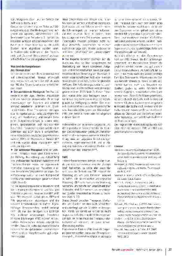 Vorschauseite 2: Evidenz-basierte Praxis oder Praxis-basierte Evidenz?