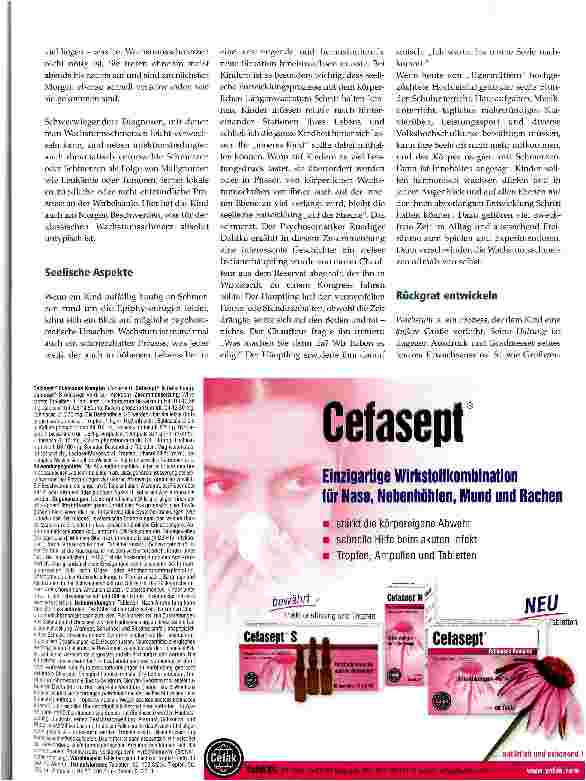 Vorschauseite 2: Wachstumsschmerzen und Haltungsstörungen beim Kind -und ihre Therapie durch „Wärme