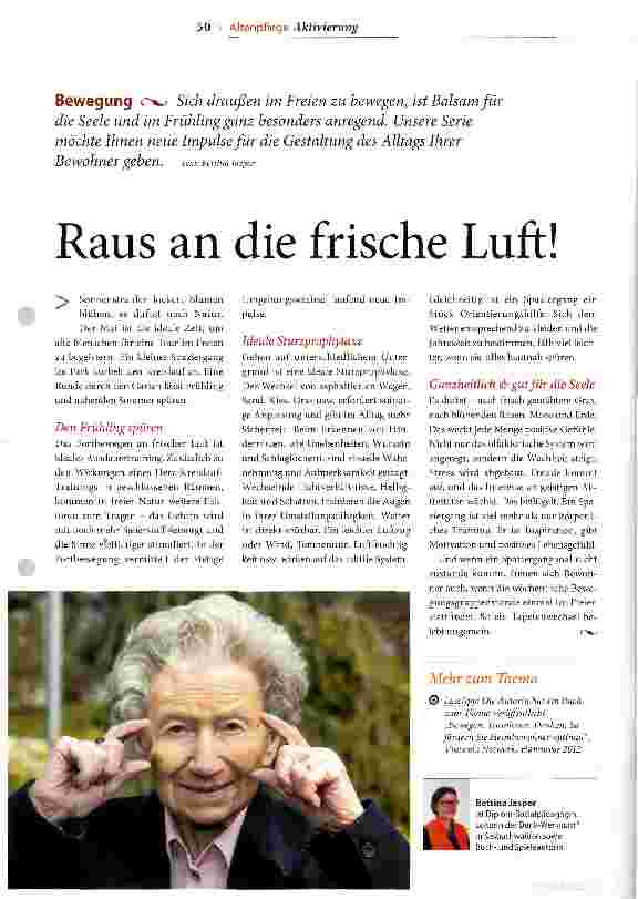 Vorschauseite 1: Raus an die frische Luft!
