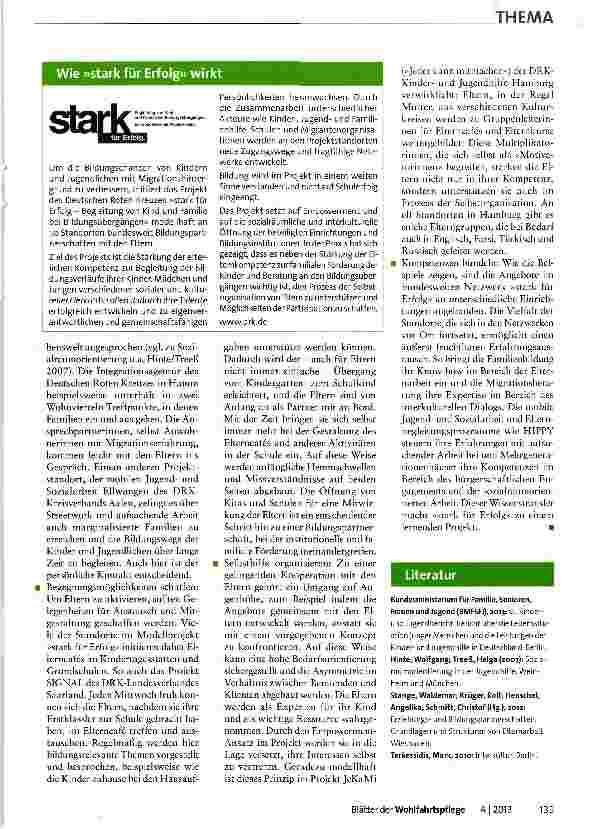 Vorschauseite 3: Migration und Bildungschancen