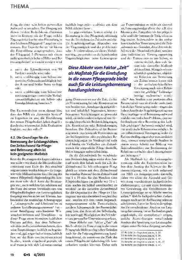Vorschauseite 5: Der neue Pflegebedürftigkeitsbegriff: Die Empfehlungen des Expertenbeirats zur konkreten Ausgestaltung seiner Einführung revisited