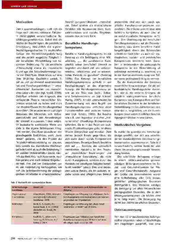 Vorschauseite 2: Commitment; Motivation und Kompetenz von Dozenten in der Weiterbildung Unterschiedliche Ausprägungen bei Festangestelltenund Freiberuflern
