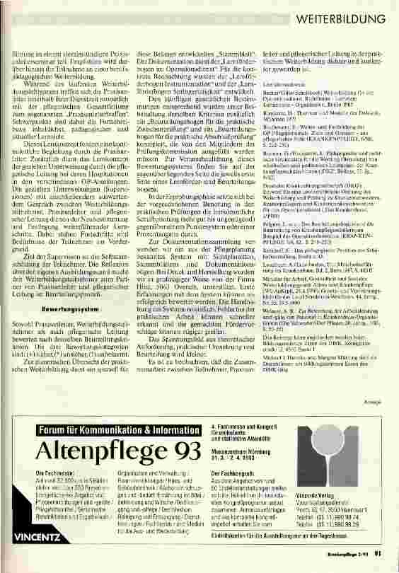 Vorschauseite 4: Neue Wege in der Weiterbildung Konzept zur Lernförderung in der Weiterbildung für den OP-Dienst