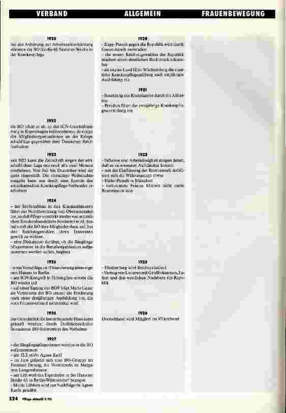 Vorschauseite 5: Gründung des DBfK