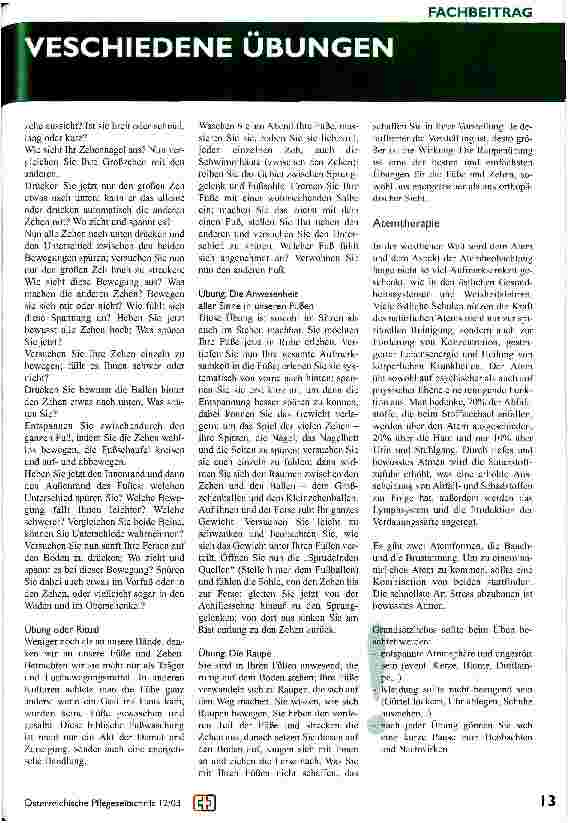 Vorschauseite 2: Sinnesorgan Füße