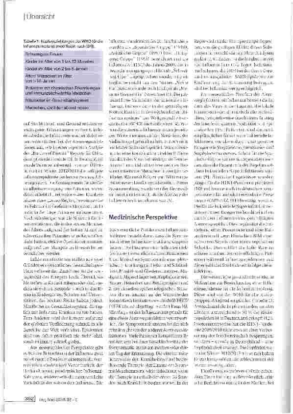 Vorschauseite 2: Zwei gesundheitswissenschaftliche Perspektiven respiratorischer Erreger