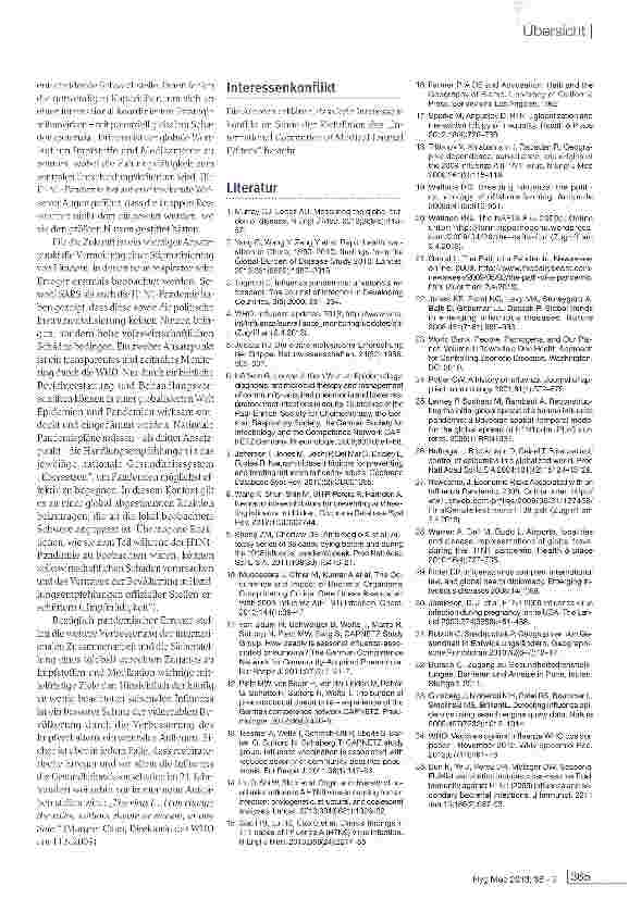 Vorschauseite 5: Zwei gesundheitswissenschaftliche Perspektiven respiratorischer Erreger
