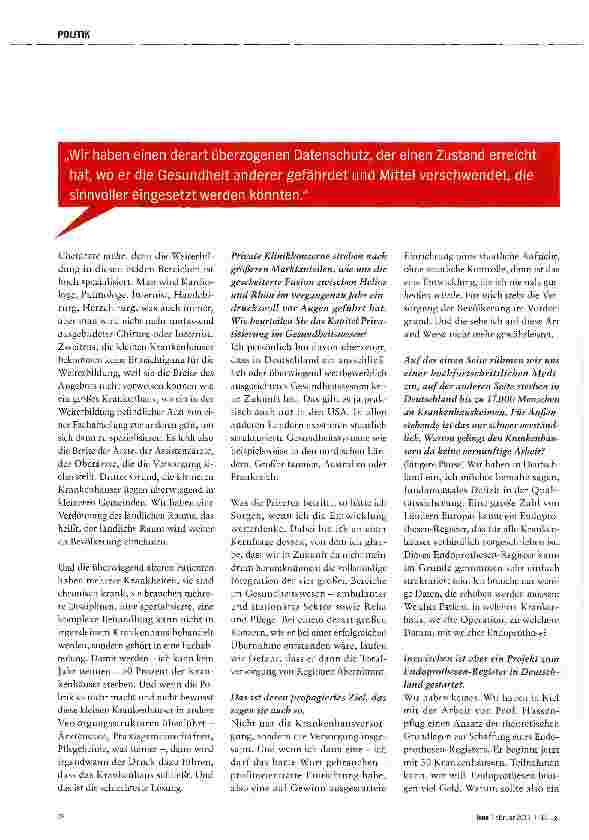 Vorschauseite 3: „Andere Länder lachen über uns