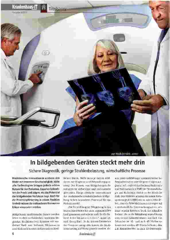Vorschauseite 1: In bildgebenden Geräten steckt mehr drin