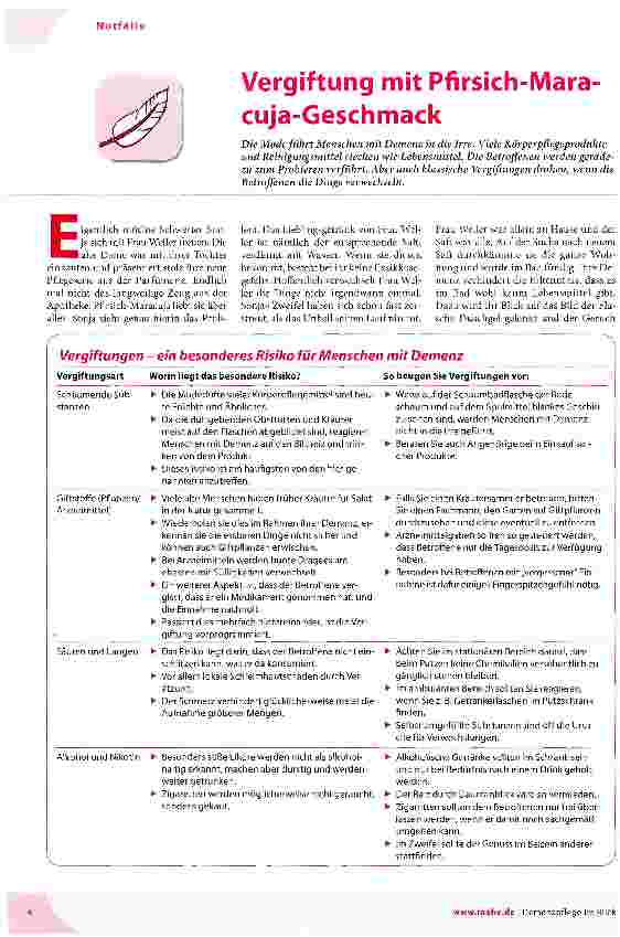 Vorschauseite 1: Vergiftung mit Pfirsich-Mara-cuja-Geschmack