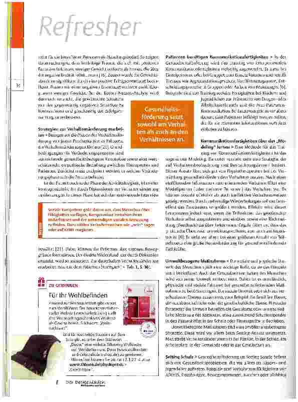 Vorschauseite 5: Das Gesundheitsverhalten ändern