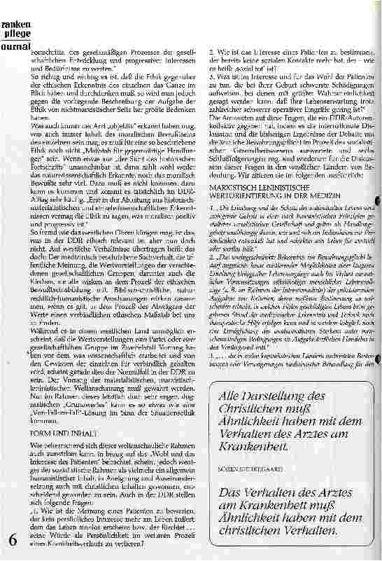 Vorschauseite 3: Sterbehilfe in der DDR? Gedanken über eine Aufsatz