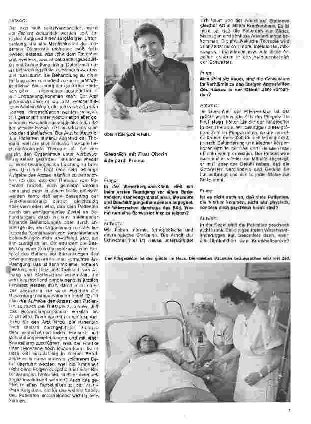 Vorschauseite 6: Die Weserbergland-Klinik in Höxter