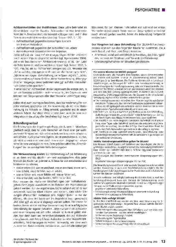 Vorschauseite 3: SELWA: Selbststeuerung durch wahrnehmungsbasierte Methoden