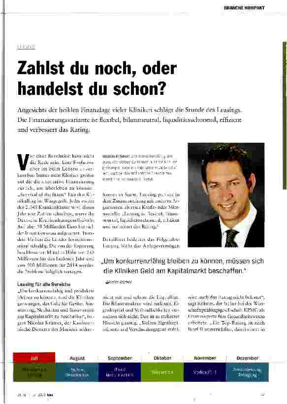 Vorschauseite 1: Zahlst du noch, oder handelst du schon?