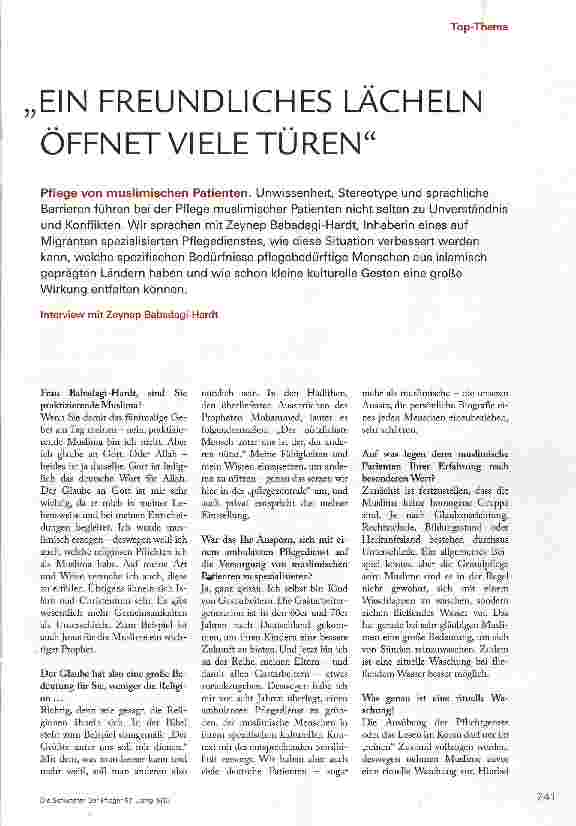 Vorschauseite 2: EIN FREUNDLICHES LÄCHELN ÖFFNET VIELE TÜREN