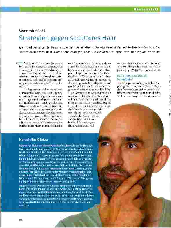 Vorschauseite 1: Strategien gegen schütteres Haar