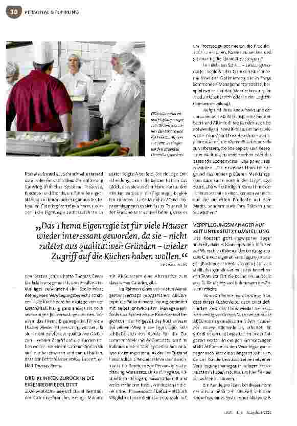 Vorschauseite 3: Coaching statt Catering