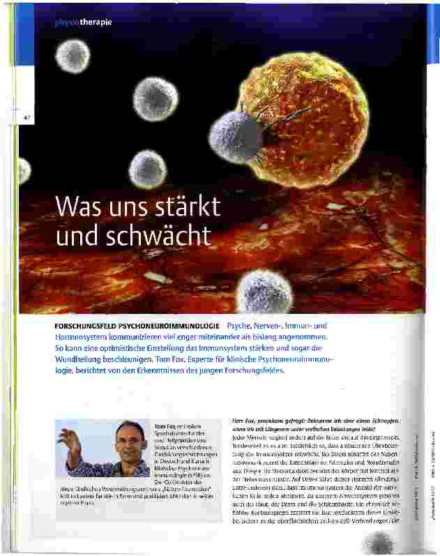 Vorschauseite 1: Was uns stärkt und schwächt