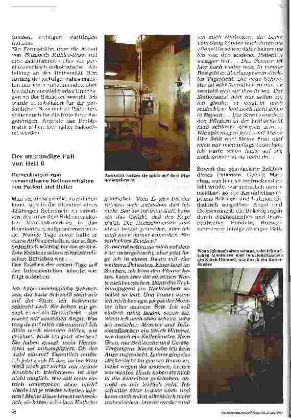 Vorschauseite 2: Der Patient als Partner Rollenwechsel bei den Helfern