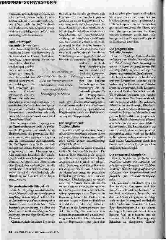 Vorschauseite 2: Gesunde Schwestern!