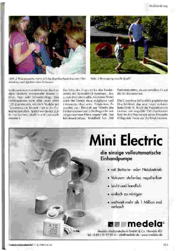 Vorschauseite 2: Tag des Kinderkrankenhauses 2003