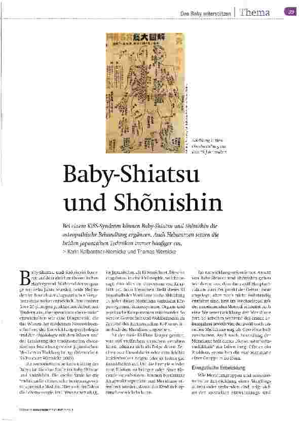 Vorschauseite 1: Baby-Shiatsu und Shönishin