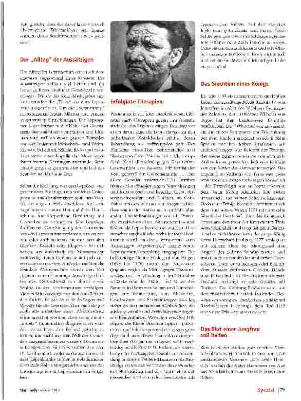 Vorschauseite 3: Lepra -bis heute unbesiegt