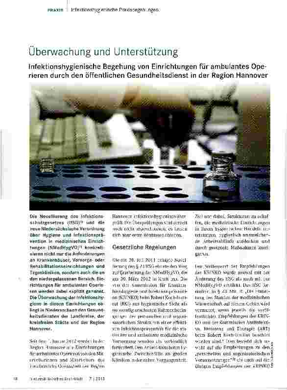 Vorschauseite 1: Überwachung und Unterstützung