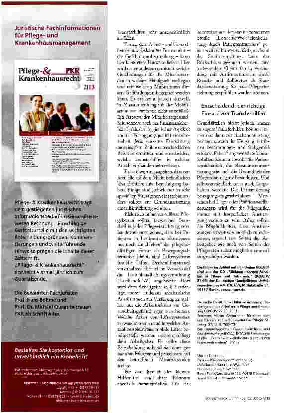 Vorschauseite 4: Transferhilfen sinnvoll einsetzen