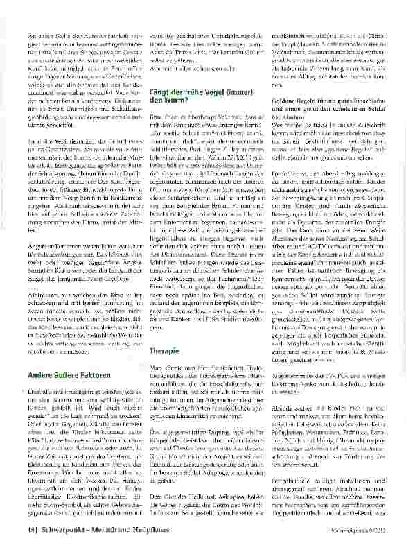 Vorschauseite 5: (Ein)Schlafproblei bei Kindern: Ursachen und Hilfen