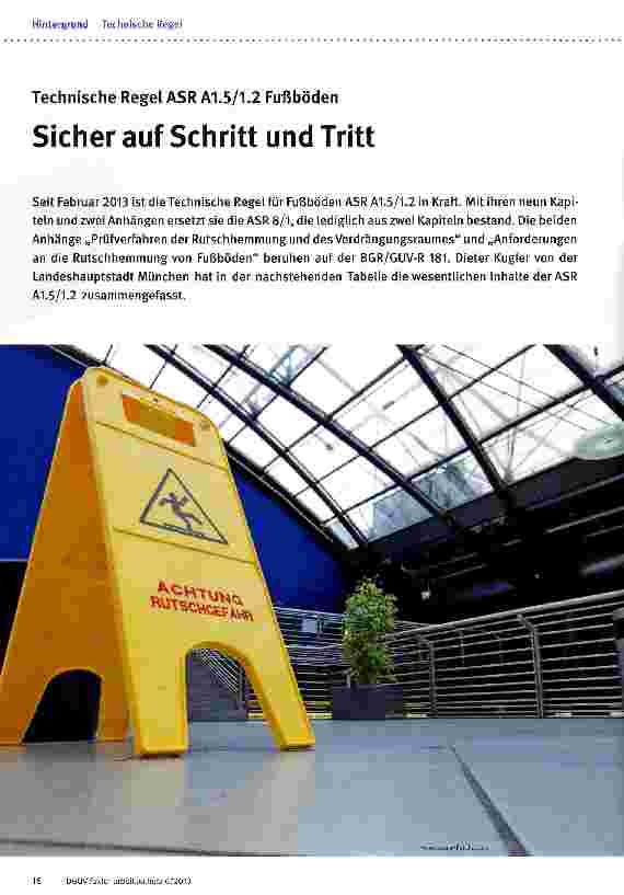 Vorschauseite 1: Sicher auf Schritt und Tritt