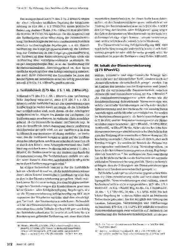 Vorschauseite 5: Fortführung einer Betriebsais Dienstvereinbarung