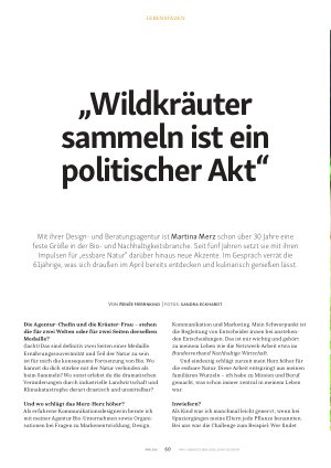 Vorschauseite 1: „Wildkräuter sammeln ist ein politischer Akt“