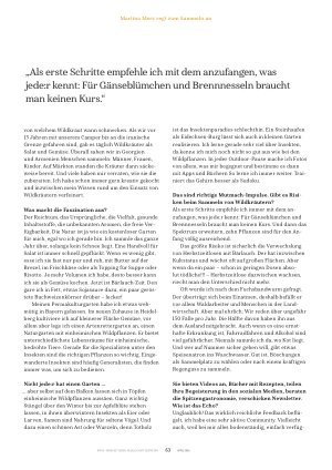 Vorschauseite 4: „Wildkräuter sammeln ist ein politischer Akt“