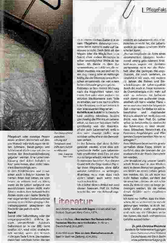 Vorschauseite 2: Über das Lebensende bestimmen