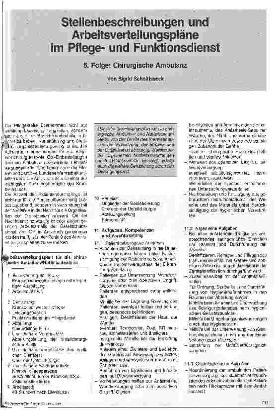 Vorschauseite 2: Stellenbeschreibungen und Arbeitsverteilungspläne im Pflege und Funktionsdienst