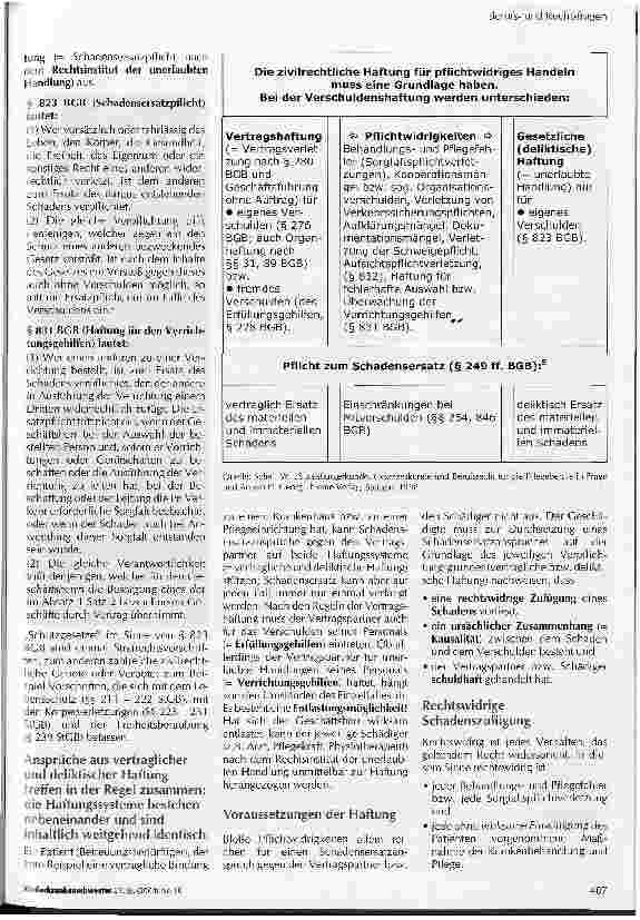 Vorschauseite 2: Pflichtwidrigkeiten bei der Berufstätigkeit können weitreichende haftungsrechtliche Folgen nach sich ziehen