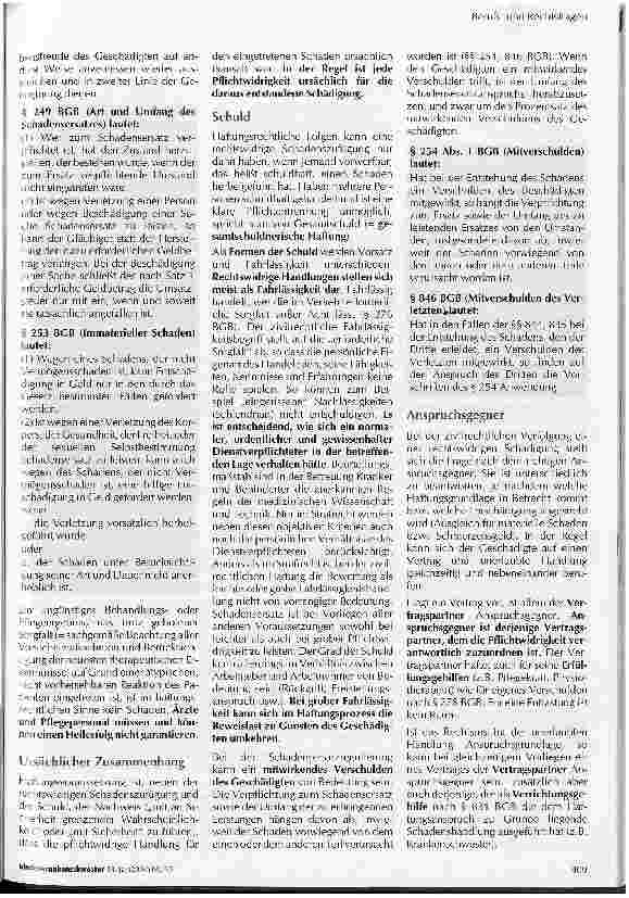 Vorschauseite 4: Pflichtwidrigkeiten bei der Berufstätigkeit können weitreichende haftungsrechtliche Folgen nach sich ziehen