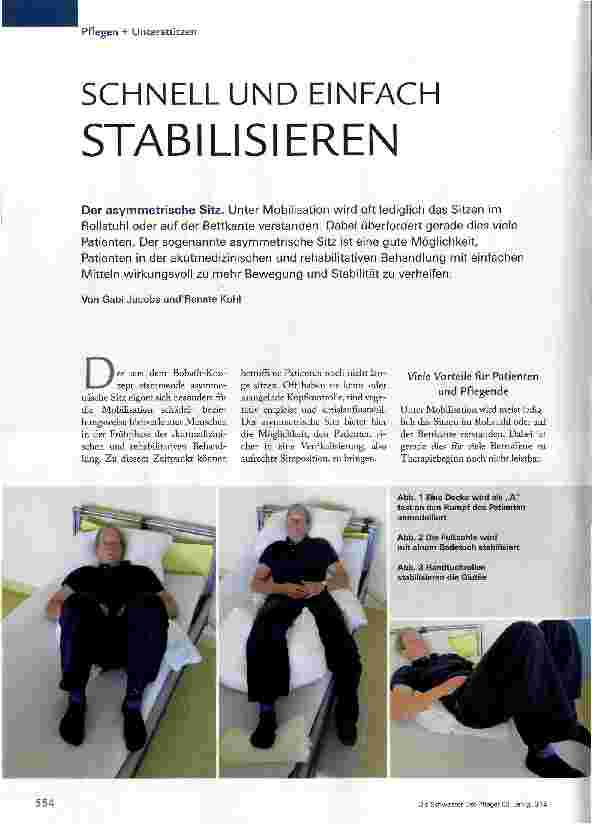 Vorschauseite 1: SCHNELL UND EINFACH STABILISIEREN