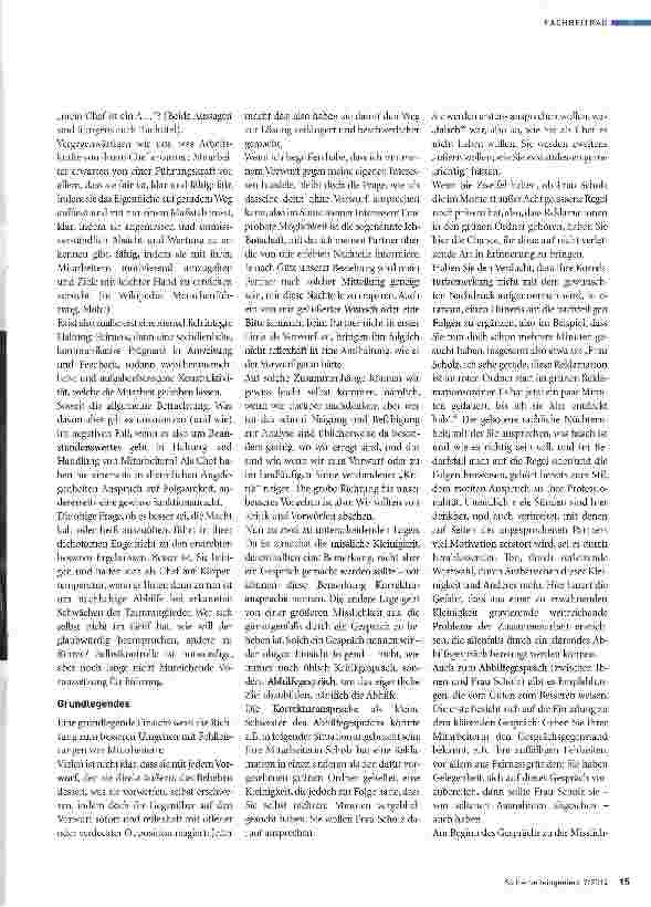 Vorschauseite 2: Abhilfe bei Minderund Fehlleistung gut oder besser?
