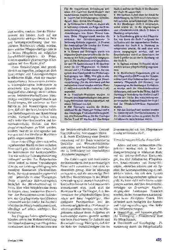 Vorschauseite 6: Die Chance zu Reformen Personalstandards und Strukturentwicklungen