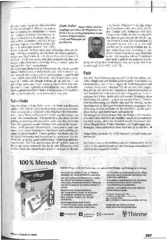 Vorschauseite 4: Wege des HinduismusSpirituelle Dimensionen des Pflegens -Teil 1