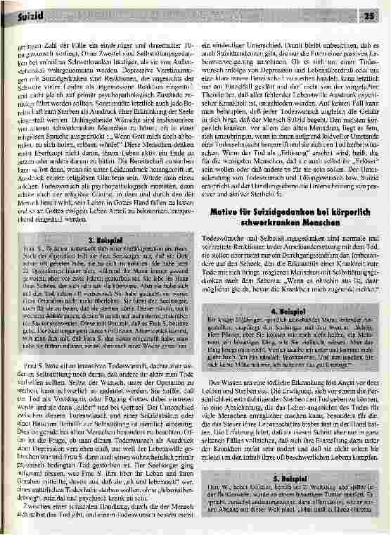 Vorschauseite 3: Suizidwünsche bei Schwerkranken