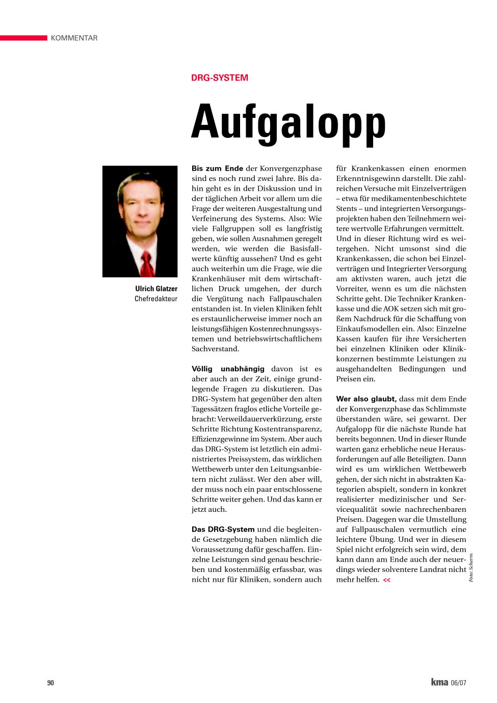 Vorschauseite 1: Aufgalopp